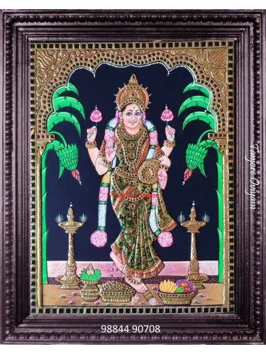  Grahalakshmi Tanjore painting
